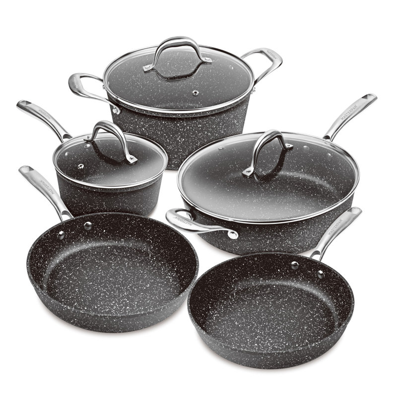 Master Pan MasterPan 11Piece Aluminum Non Stick Induction Cookware Set